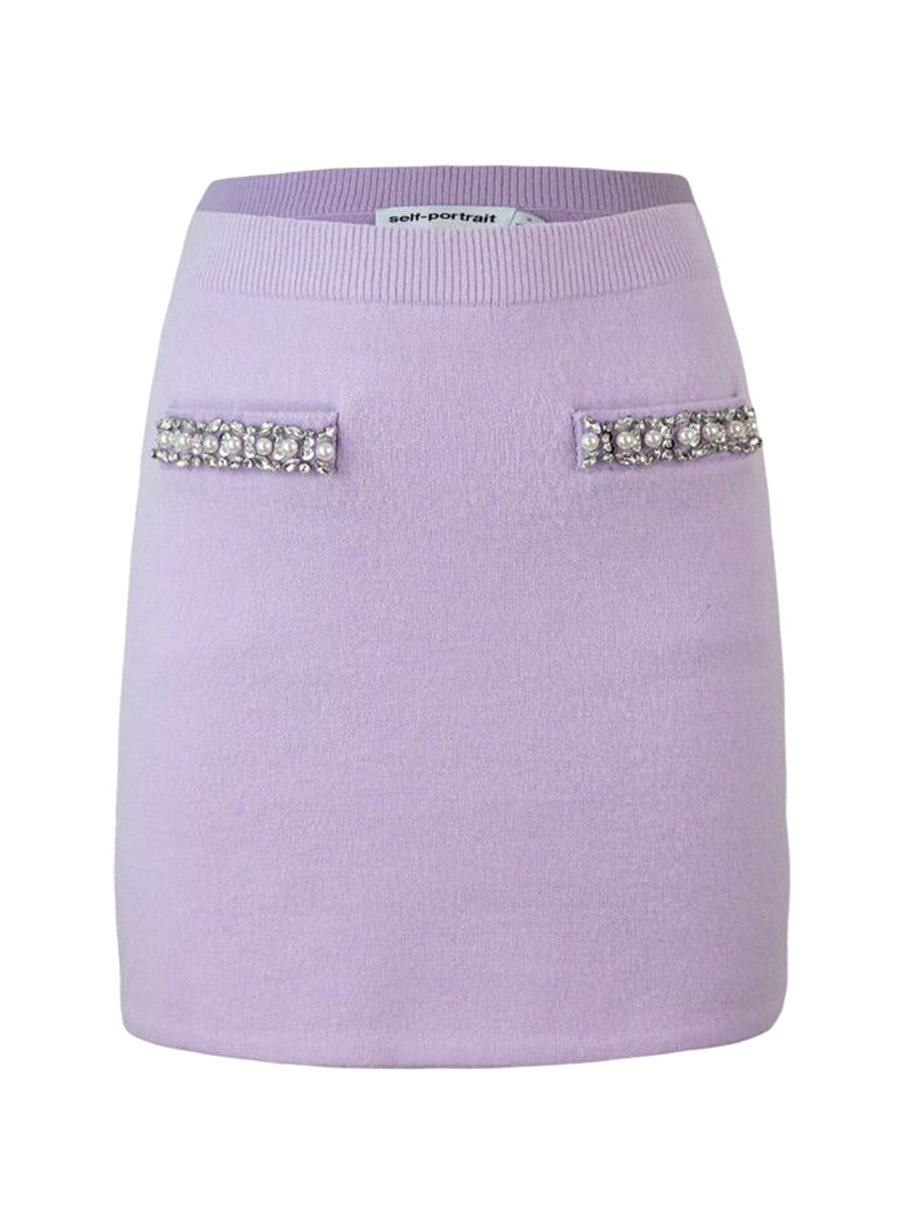 Self-Portrait SKIRT - Pink & Purple | 8499a4e2c8a3e460ae6f73cdc735d96501fd9818