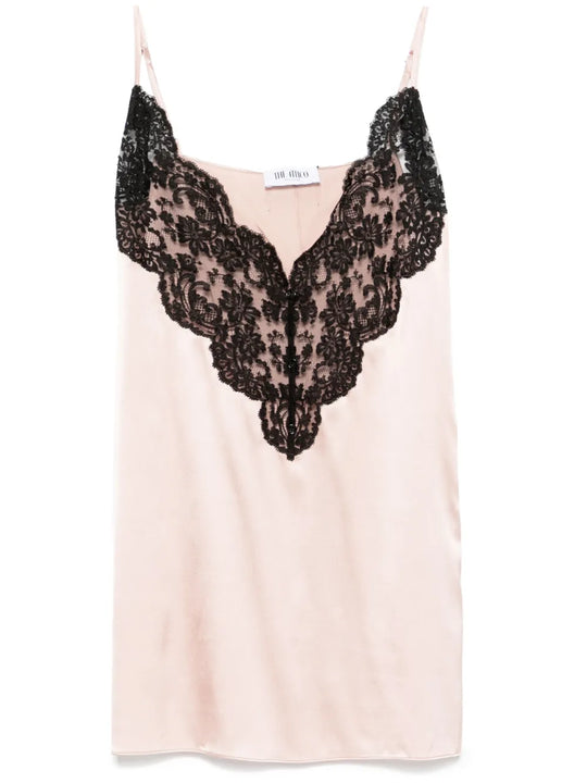 Miniabito Con Inserti In Pizzo