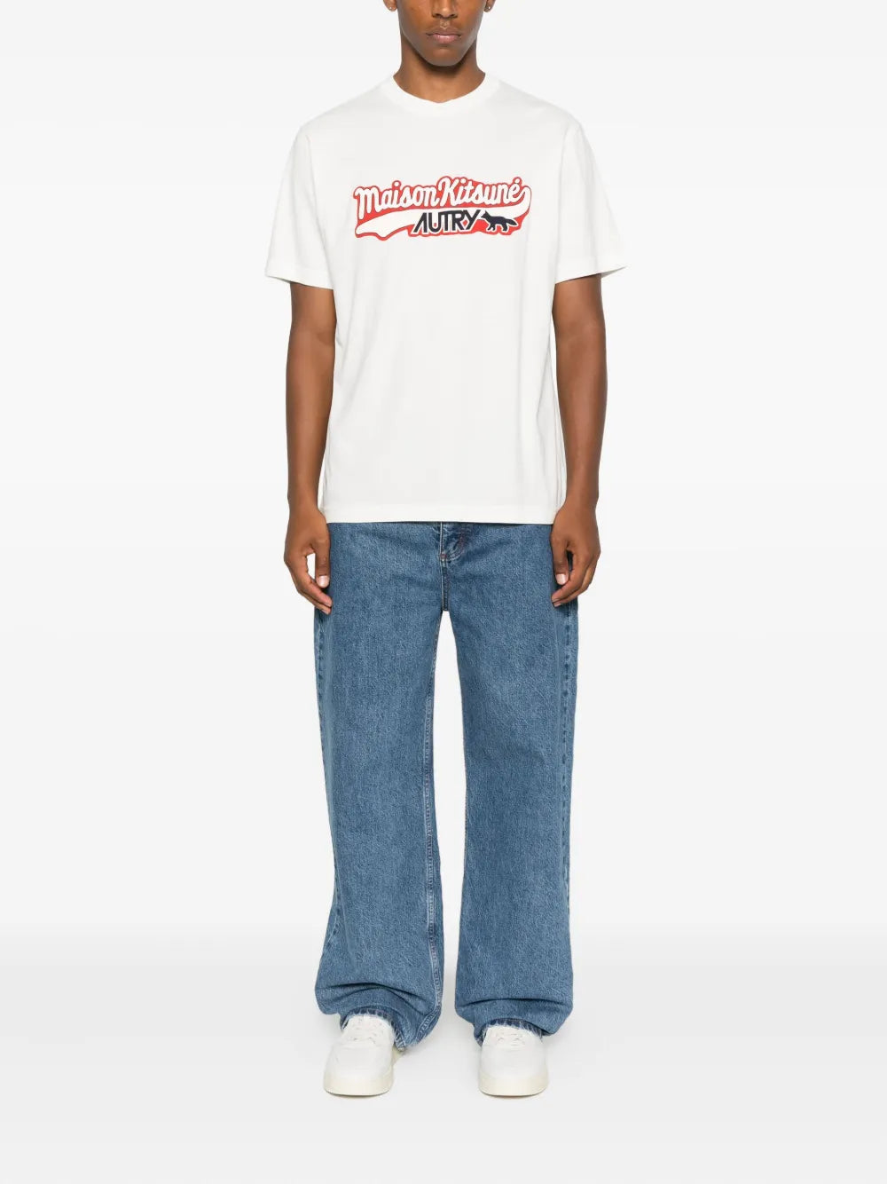 Autry X Maison KitsunÈ TSHIRT - Bianco | e5ecd49ca8867244ae07bf2d29e252270e3a2781