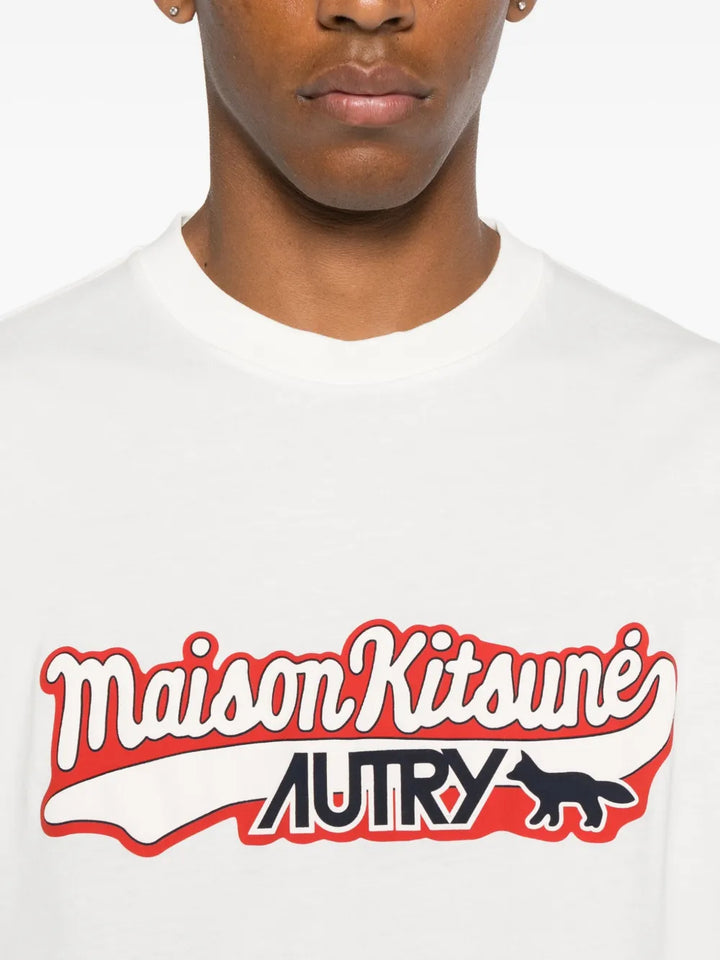 Autry X Maison KitsunÈ TSHIRT - Bianco | 3dbf0361973ec8a6b43cf803738c71c5b83707e3