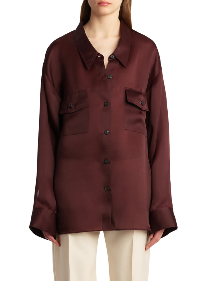 Khaite SHIRT - Rosso | d86eed180c3b3a745b4b39ca8dd064c408613685