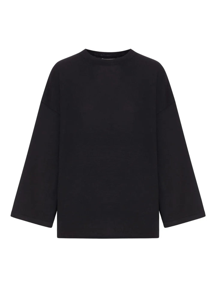 Khaite SWEATER - Nero | 779272a32fa5ae4357ea6b5f45bd69541311ddec