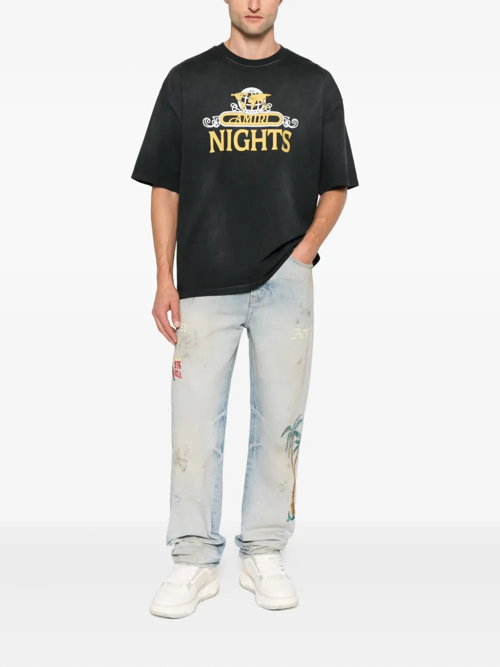 Amiri T-shirts - Nero | f646224329865355bbb1200bedc62ad6614e1833