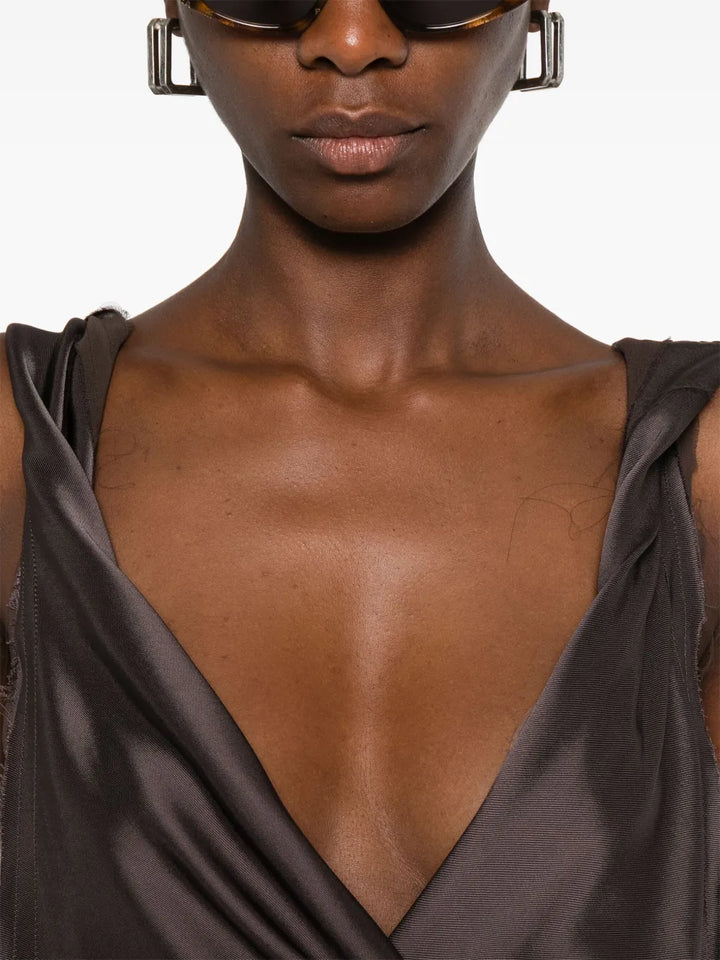 The Attico DRESS - Marrone | cdedf8cc108ea08a97f4bc78a4b00647797e252f