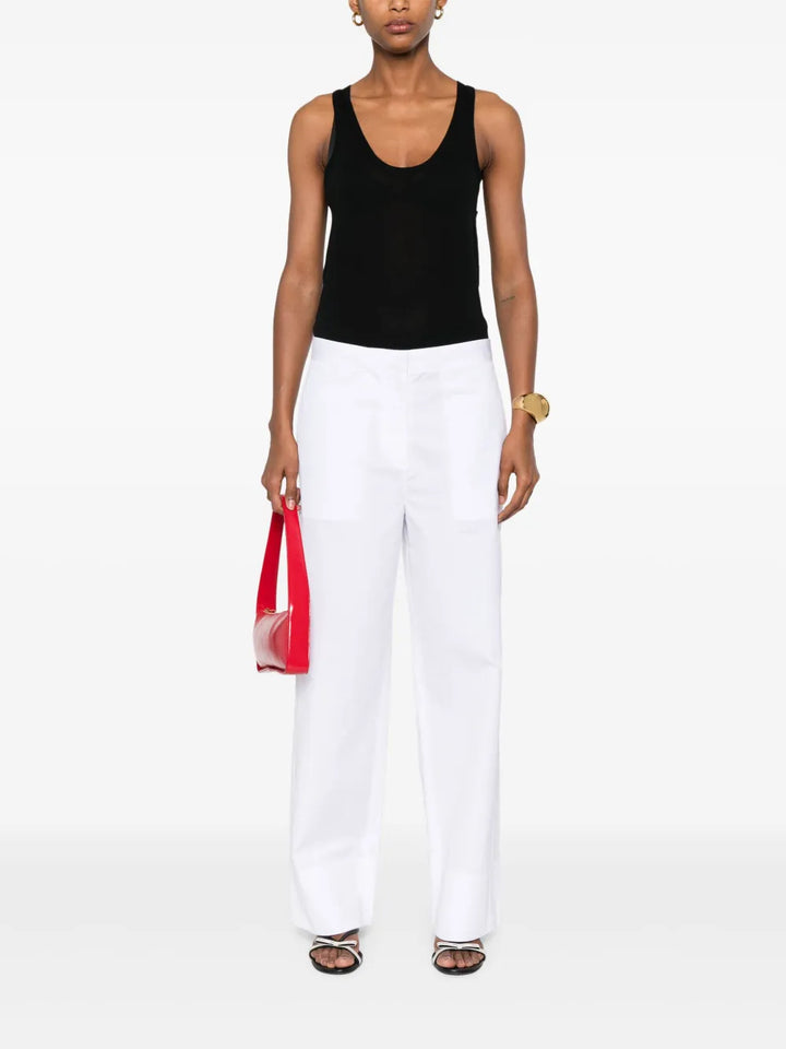 Toteme PANTS - Bianco | 09935b4d6a90e198cde4e358bc74f921be91e4a7