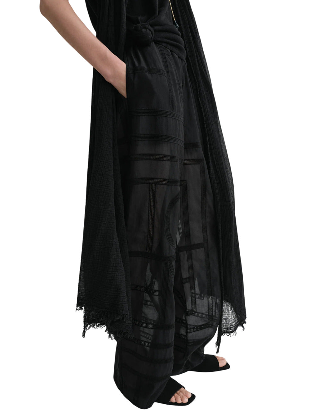 Toteme PANTS - Nero | 2cf1809954a33819621f590f5d706fe3b2e450a5