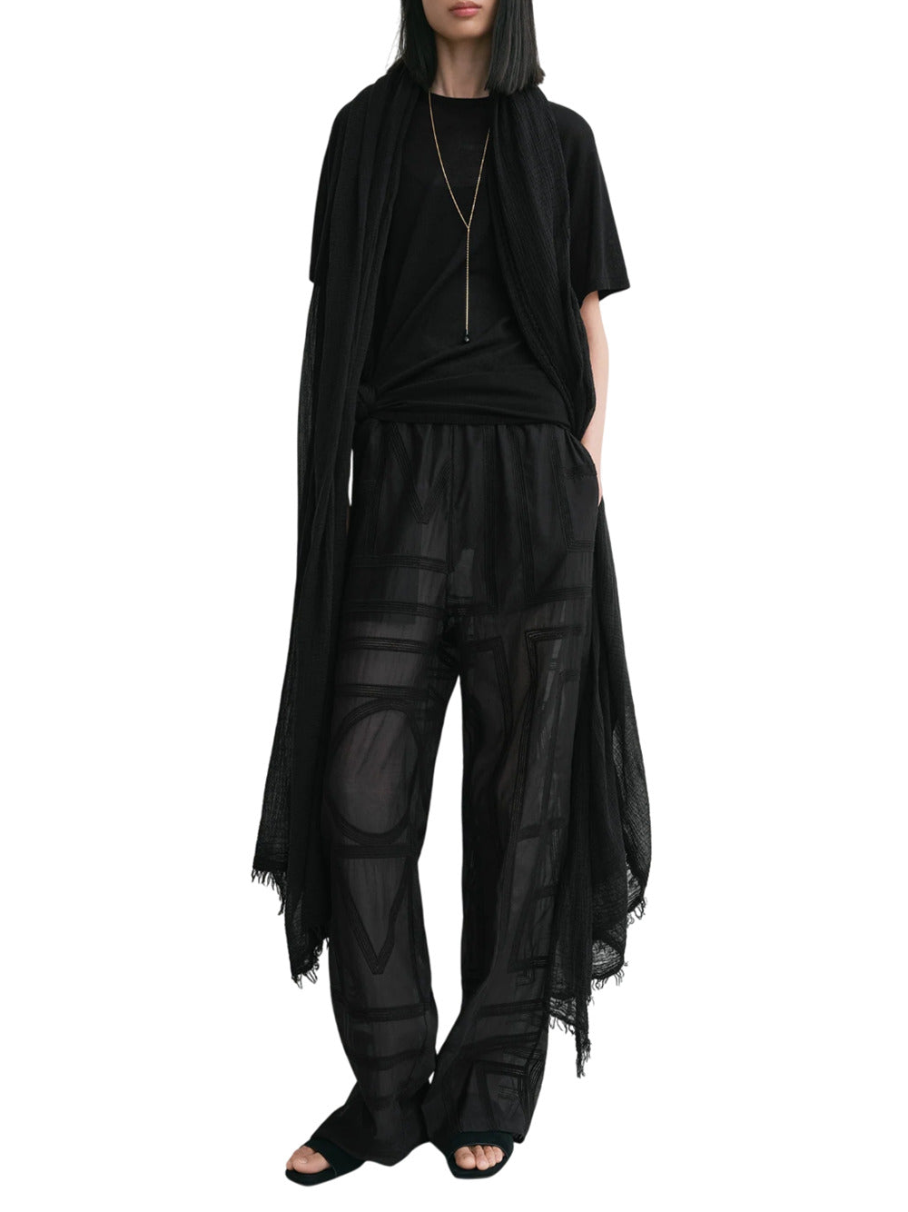 Toteme PANTS - Nero | 468f235e1100e4c5fa0ce93e672f308c38032979