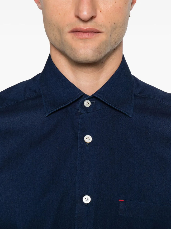 Kiton SHIRT - Blu | 32cd14e0b782a53aedfbb6bf8926b0f070e4c094