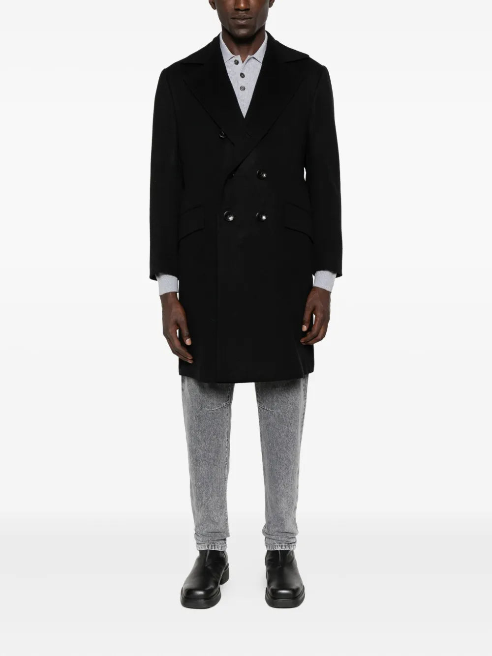 Kiton COAT - Nero | 0fd2bb772b3e9da92423f8f02d6576498e7ac7a3