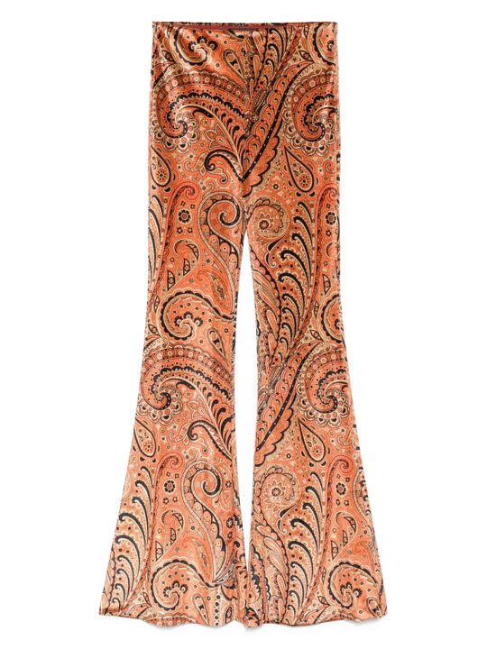 Pantaloni Con Stampa Paisley
