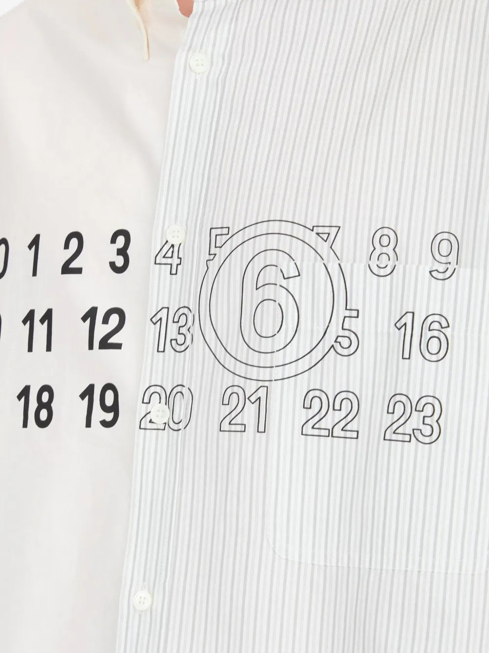 Mm6 Maison Margiela SHIRT - Bianco | 9e722d885c3f42933f86b8d0a54ae66f3bc2a74d