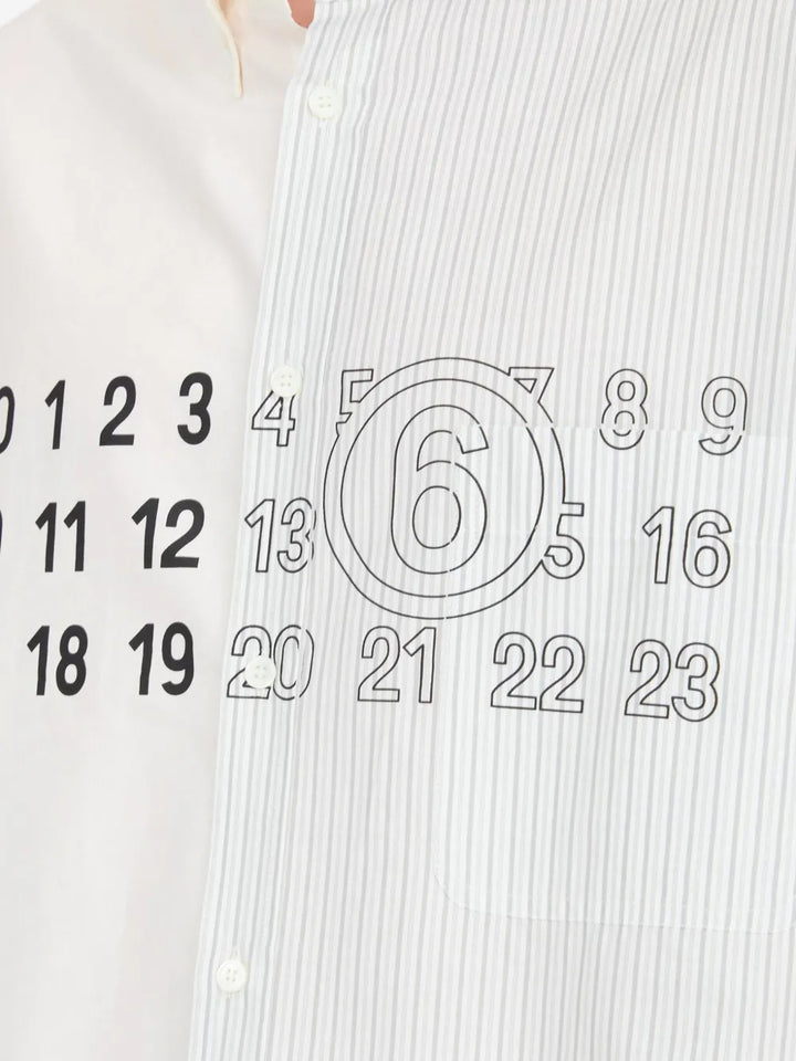 Mm6 Maison Margiela SHIRT - Bianco | 9e722d885c3f42933f86b8d0a54ae66f3bc2a74d