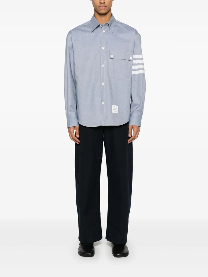 Thom Browne SHIRT - Blu | 77943820486755c538d9415a983e65d765fd000e