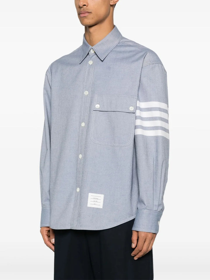 Thom Browne SHIRT - Blu | 294bbef0e11f941a019b1690f679614b54019979