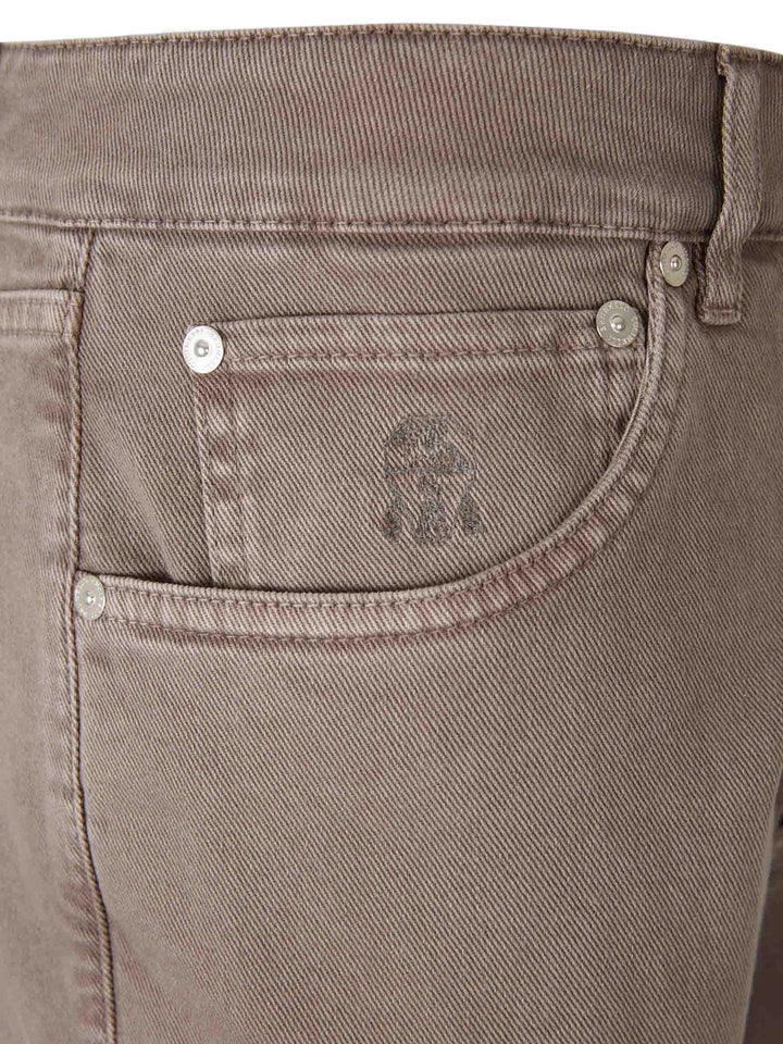 Brunello Cucinelli PANTS - Marrone | 1b204e4f199d7932ae8bfd9c12bed432e83b8dc0
