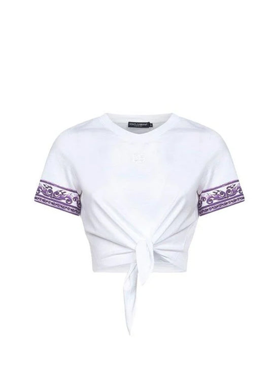 T-Shirt In Cotone Con Applicazione Logo