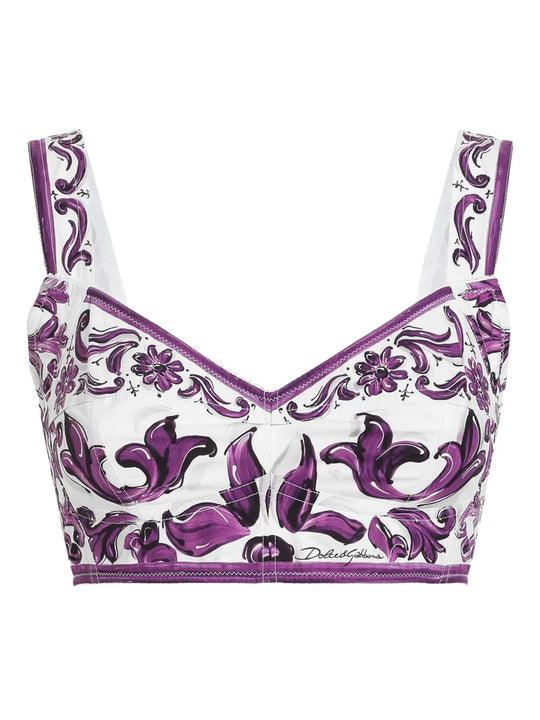 Top Con Stampa Grafica