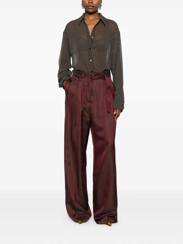 Dries Van Noten PANTS - Rosso | f4c0e97358cb36c5ea2b4cc935872b4cc5a3628c