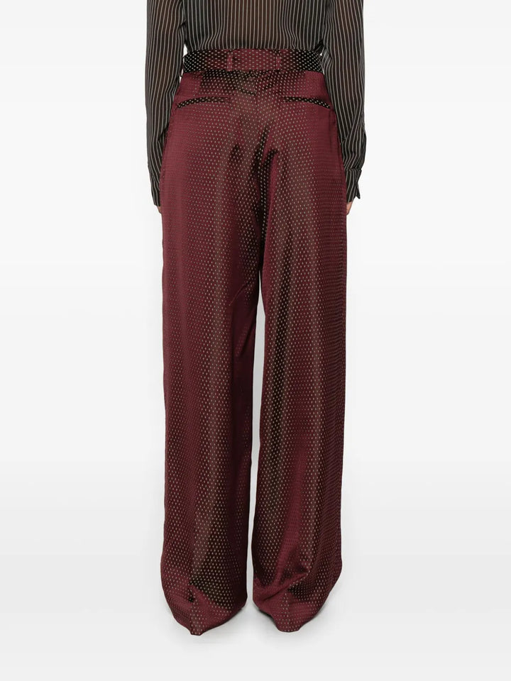 Dries Van Noten PANTS - Rosso | 8bd4a6cd57692bc116ef4c143b41e848e5420218