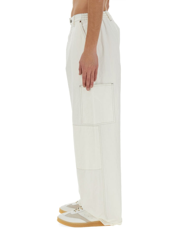 MM6 Maison Margiela Pantaloni - Bianco | Wanan Luxury