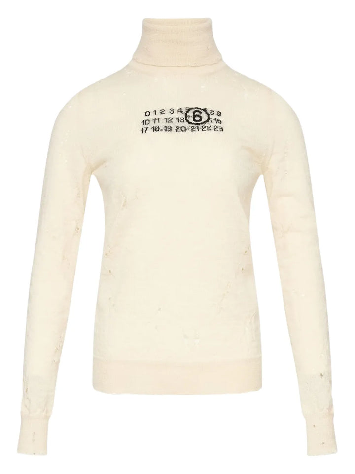 Mm6 Maison Margiela SWEATER - Nude & Neutrals | 5be2ca9ead131a3e5a49b7e47ba657f246b27bbf