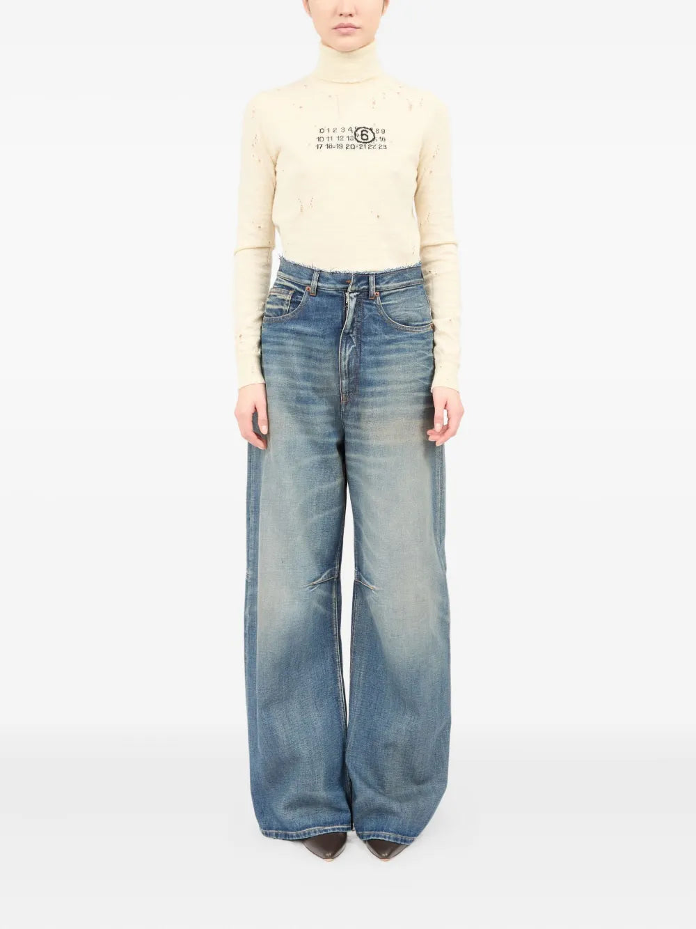 Mm6 Maison Margiela JEANS - Blu | dc9a5c0f8969b6219bf2bef8c5f8e372777211ce