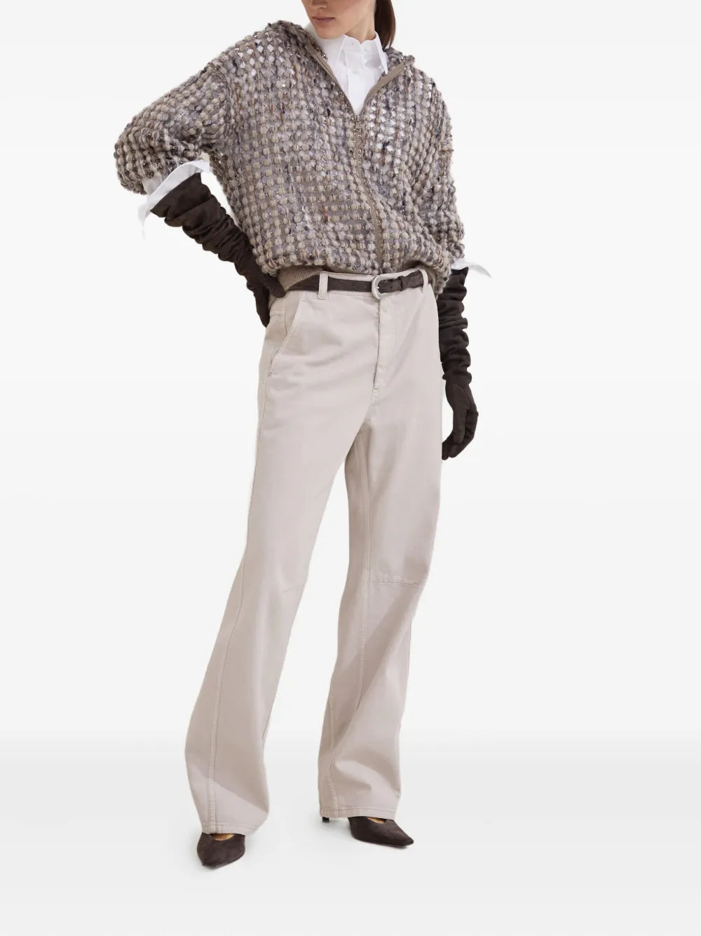 Brunello Cucinelli SWEATER - Marrone | 61ca07daa385626cd7901ecbe191ba5838ffd8a3