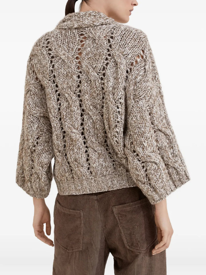 Brunello Cucinelli SWEATER - Marrone | 05e5e39361266ab0a241118e41ec47b948628459