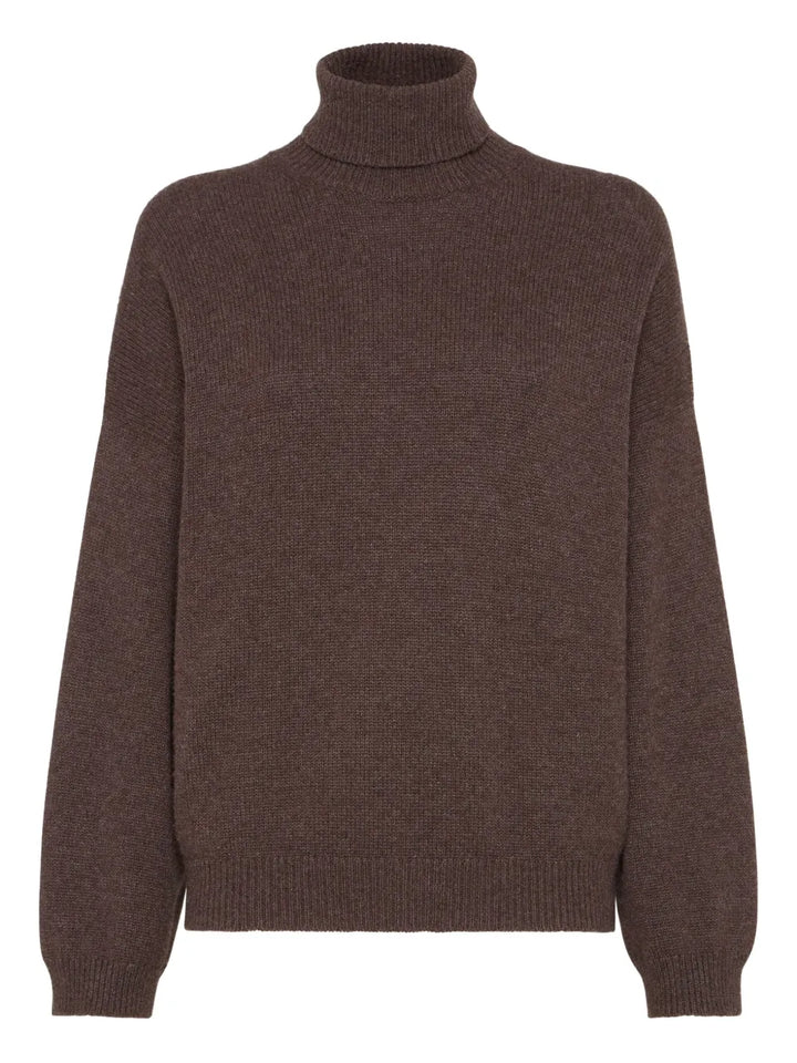 Brunello Cucinelli SWEATER - Marrone | 15310a256ce22f0b0af4f0465d1331f52bd3af9d