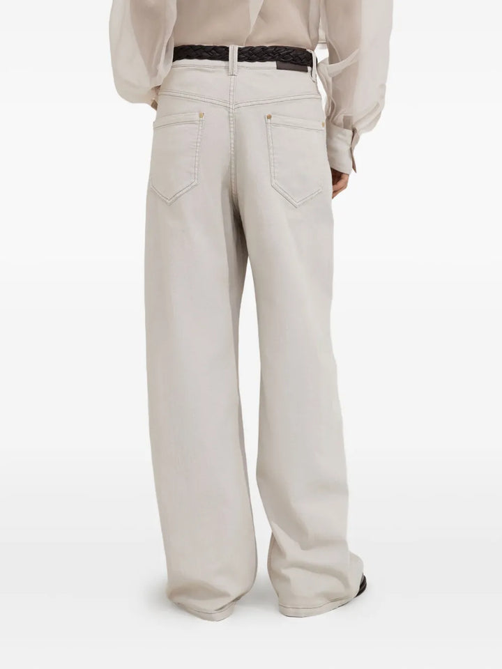Brunello Cucinelli PANTS - Bianco | afa7db5d3016fe97d2369e6056c1d655aa5fef28