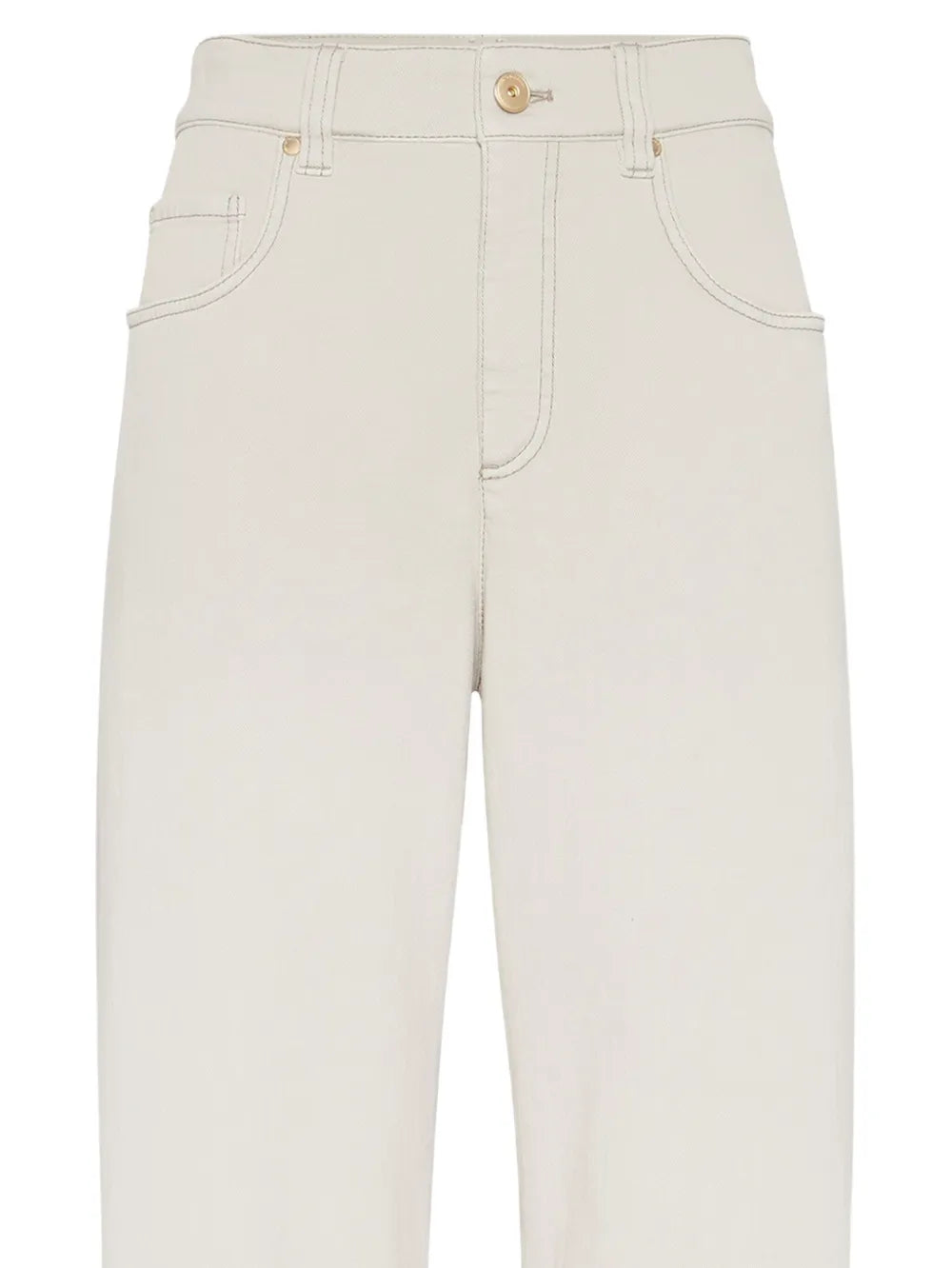 Brunello Cucinelli PANTS - Bianco | a54ce1e1524354904aa621a0d43513037345df5e