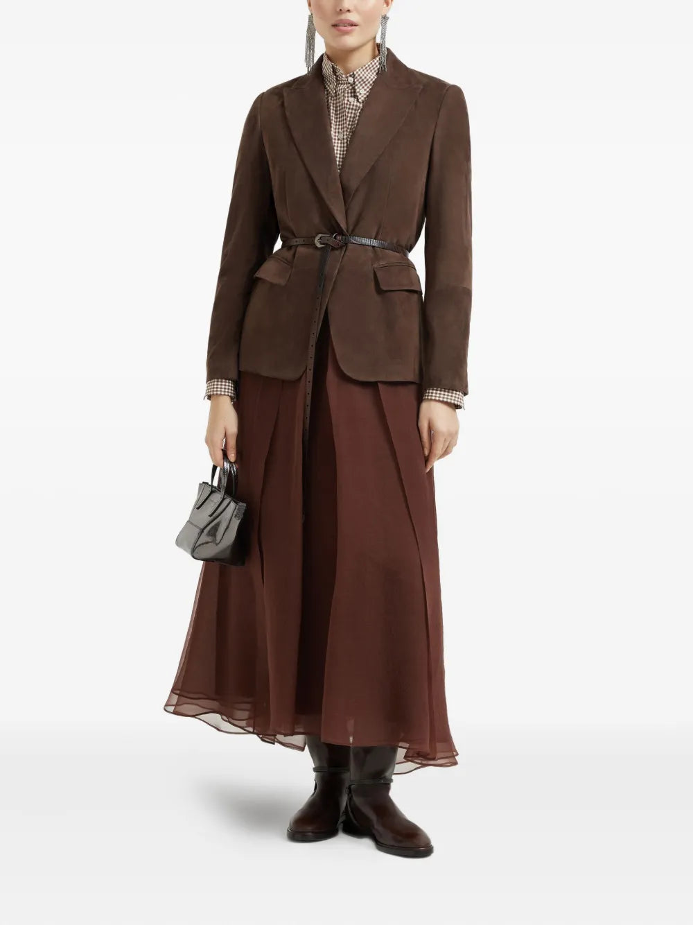 Brunello Cucinelli SKIRT - Pink & Purple | ec95fc7f71bc3d6d8a5c57bb469bba0b9fb5cb69