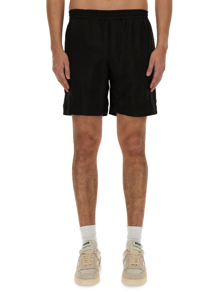 MSGM Shorts - Nero | Wanan Luxury