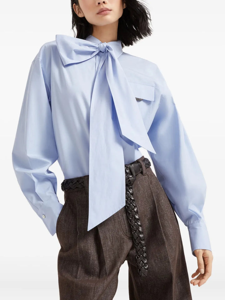 Brunello Cucinelli SHIRT - Blu | 6702684c162ebeb225aaaa5bc01fbe2cf4aeea55