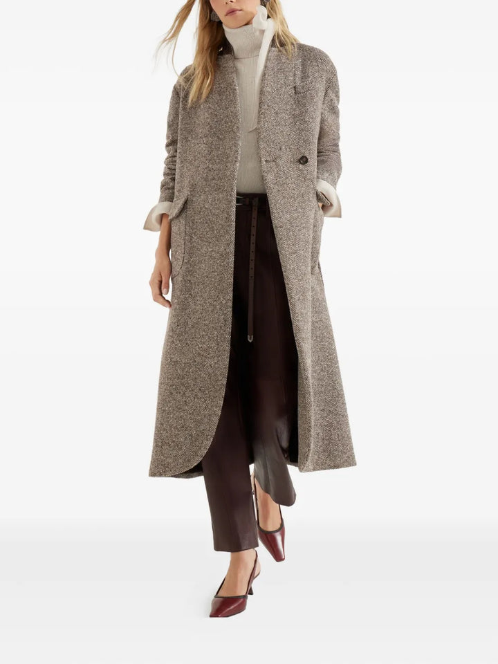 Brunello Cucinelli COAT - Marrone | 84102896c5c8c3f23af1f9994b0f793cd54ccfa7
