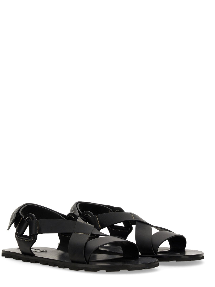 Jil Sander Sandali - Nero | Wanan Luxury