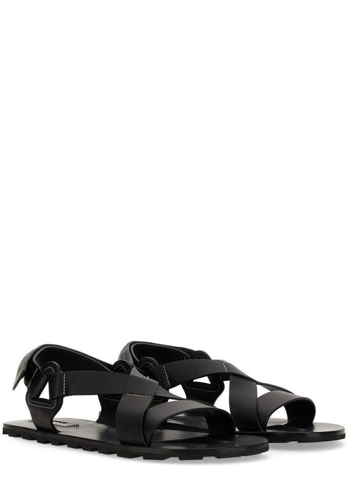 Jil Sander Sandali - Nero | Wanan Luxury
