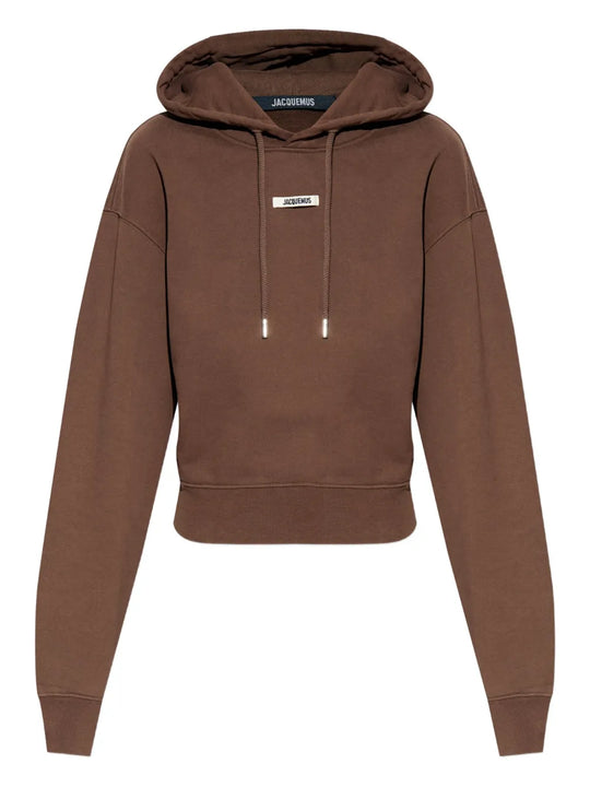 Felpa Con Logo E Cappuccio