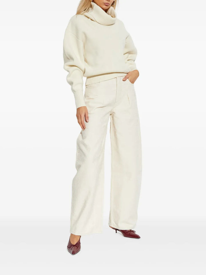 Jacquemus SWEATER - Bianco | eeab0549a40c782d2a816a4af981be6dde191314