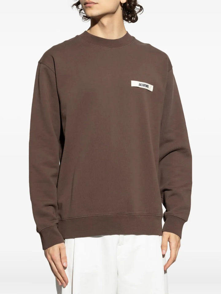 Jacquemus SWEATSHIRT - Marrone | 250277eca5b97853d46fd67d00ab653621045d51