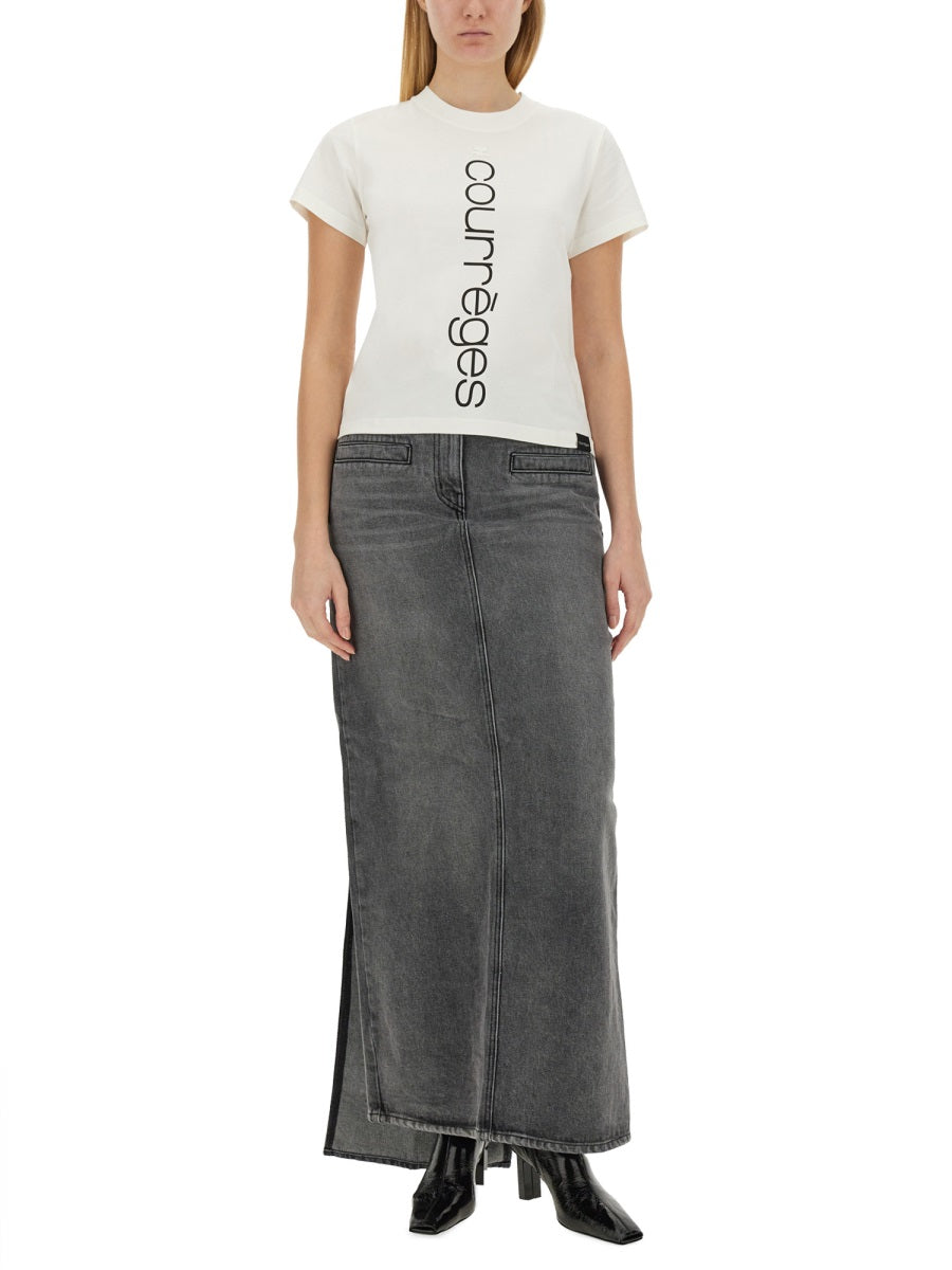 Courrèges T shirt - Bianco | Wanan Luxury
