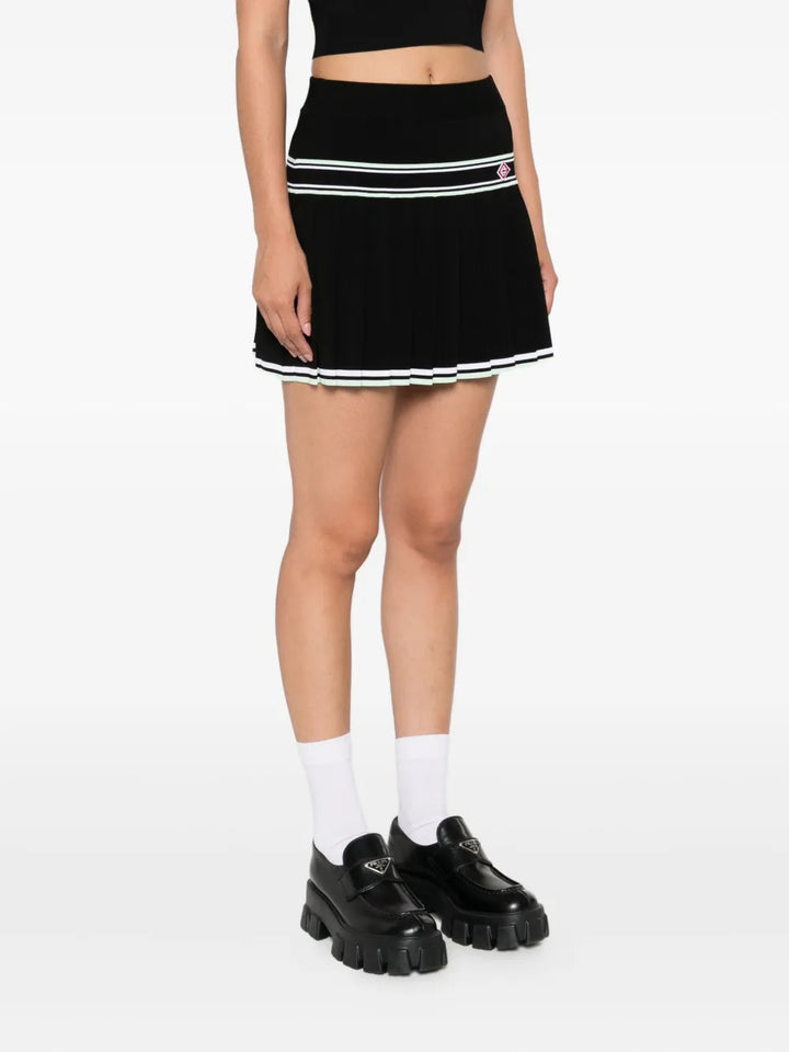 Casablanca SKIRT - Nero | 0543495c570ec6efbd90e0c2290d08cc5ea91bd1