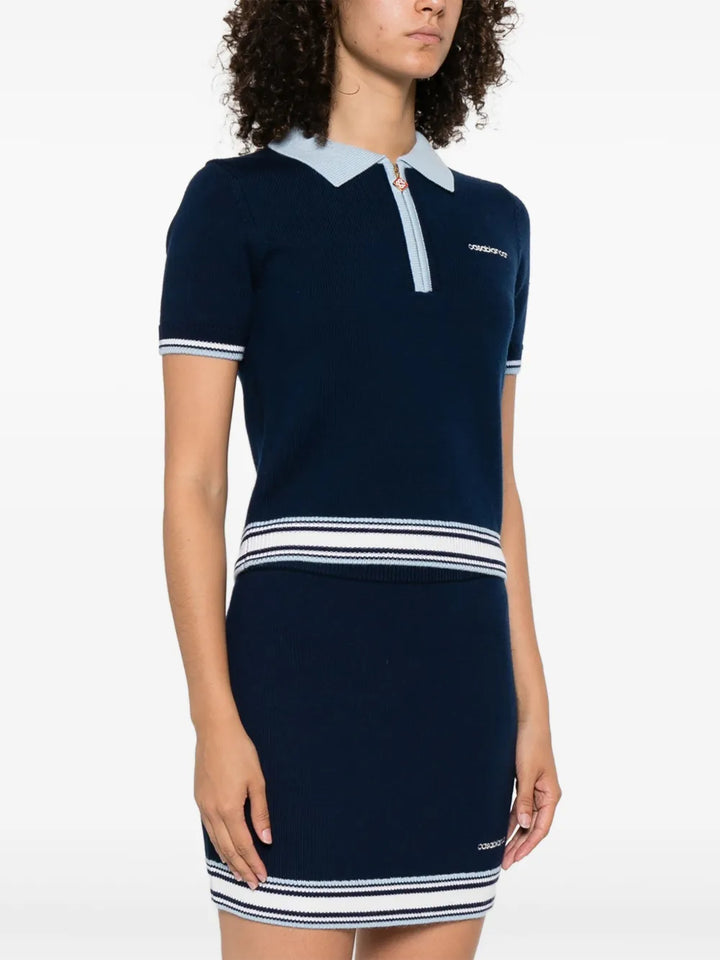 Casablanca POLO - Blu | f9096f893fc3098a1a0e1ec5de9a42588aed87f1