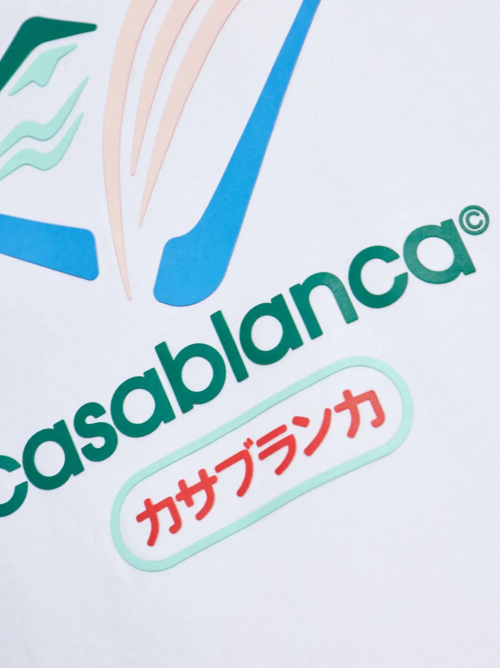 Casablanca TSHIRT - Bianco | 32d9de6daf5ae2c5e46a97e697f0ee5c45e4b808