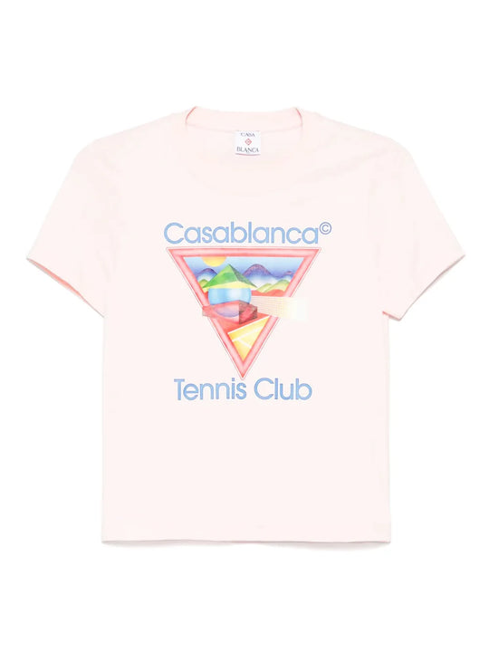 T-Shirt Tennis Club Con Stampa Grafica