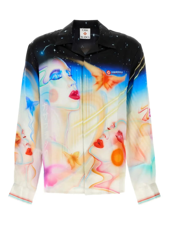 Camicia Con Stampa Grafica