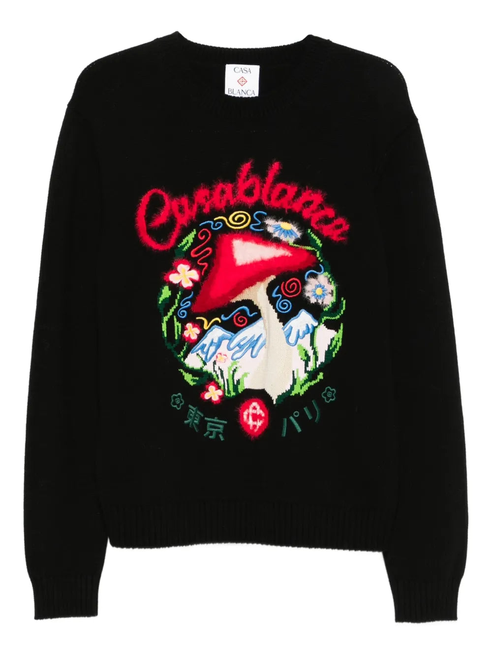 Casablanca SWEATER - Nero | 9712854ea3fa2535563cfa5d9c2bb3fcac023b66