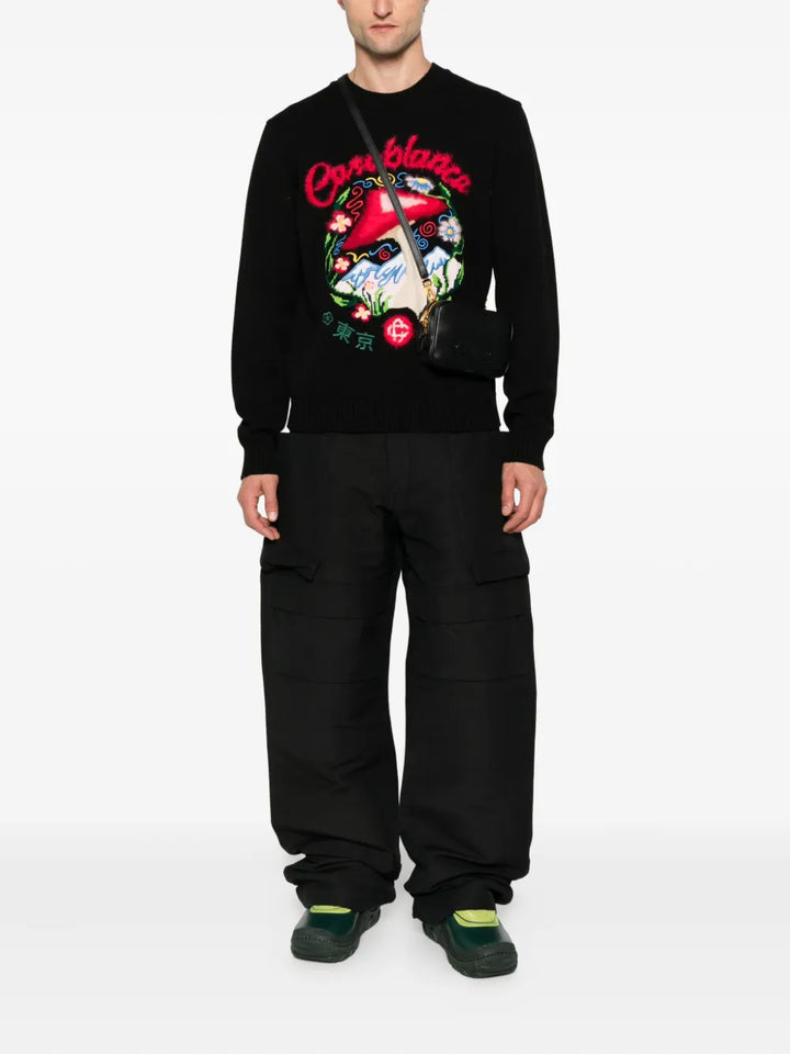 Casablanca SWEATER - Nero | 0b931e4fda5f63c0b09729a997837761945674fb