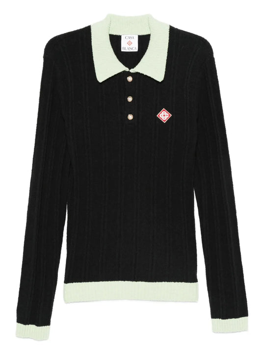 Polo In Maglia A Coste