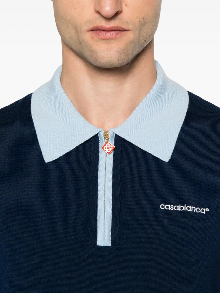 Casablanca POLO - Blu | 84c9a6837cf805b0c47a3fb1019bd4f95429d6e0
